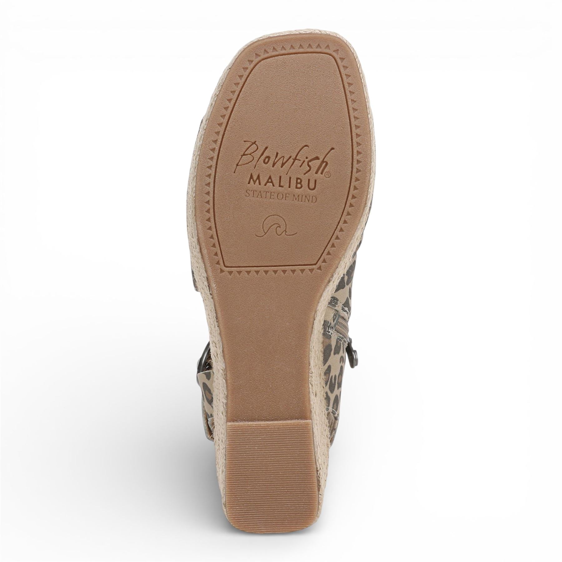 Blowfish Malibu Womens Leopard Print Wedge Slingbacks Heel Sandals - Amira