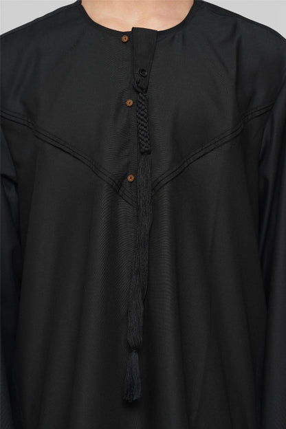 Kids Boys Eid Moroccan Jubba Robe Djellaba Ramadan Eid Thobe - K-HM11