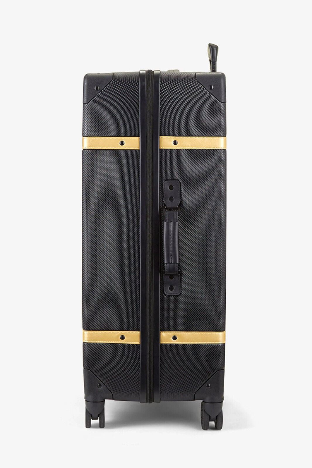 Alexandria Large Hard Shell Suitcase in Black Gold