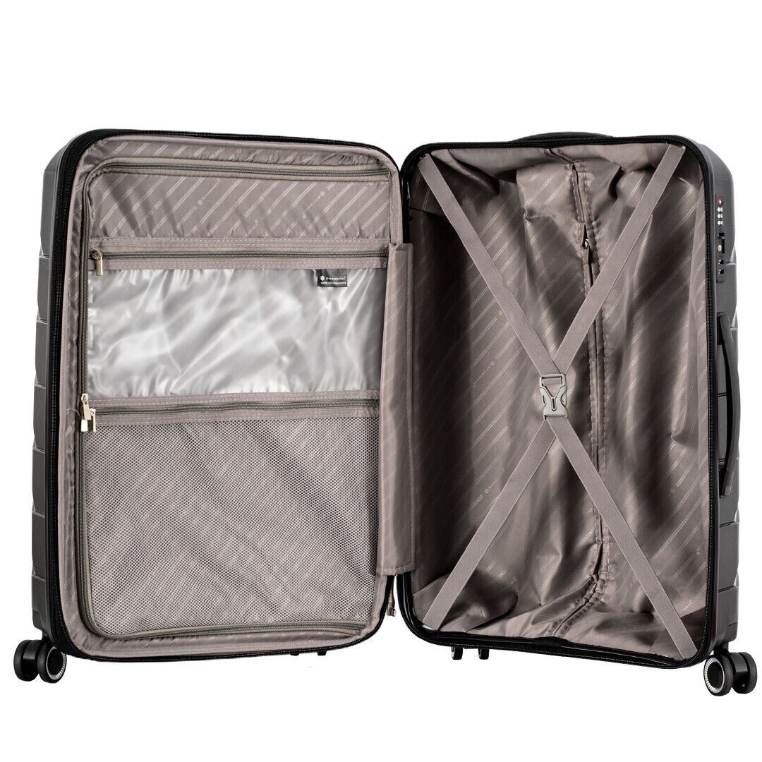 Camden Large Hard Shell Suitcase in Black