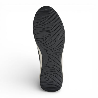 Tamaris Women’s Black Gold Platform Trainers Sneaker Zip Lace-Up Running Shoes