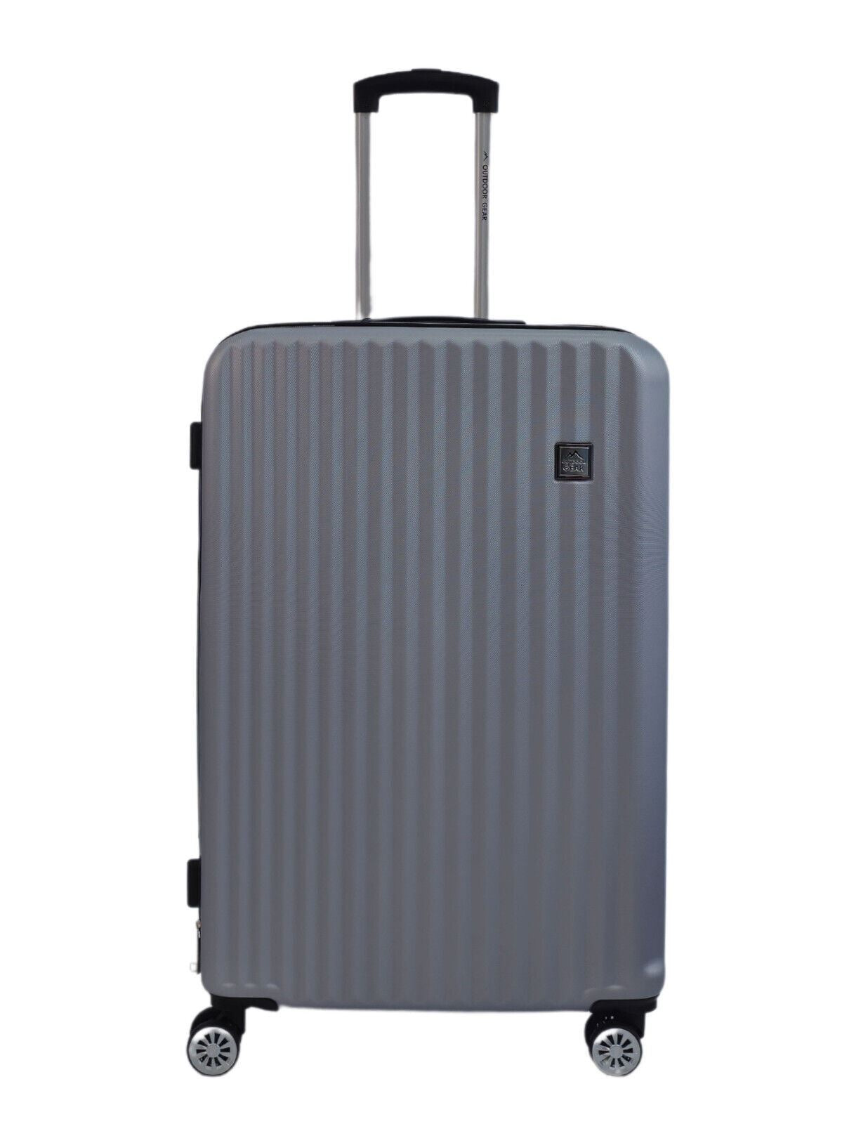 Albertville Large Hard Shell Suitcase in Silver