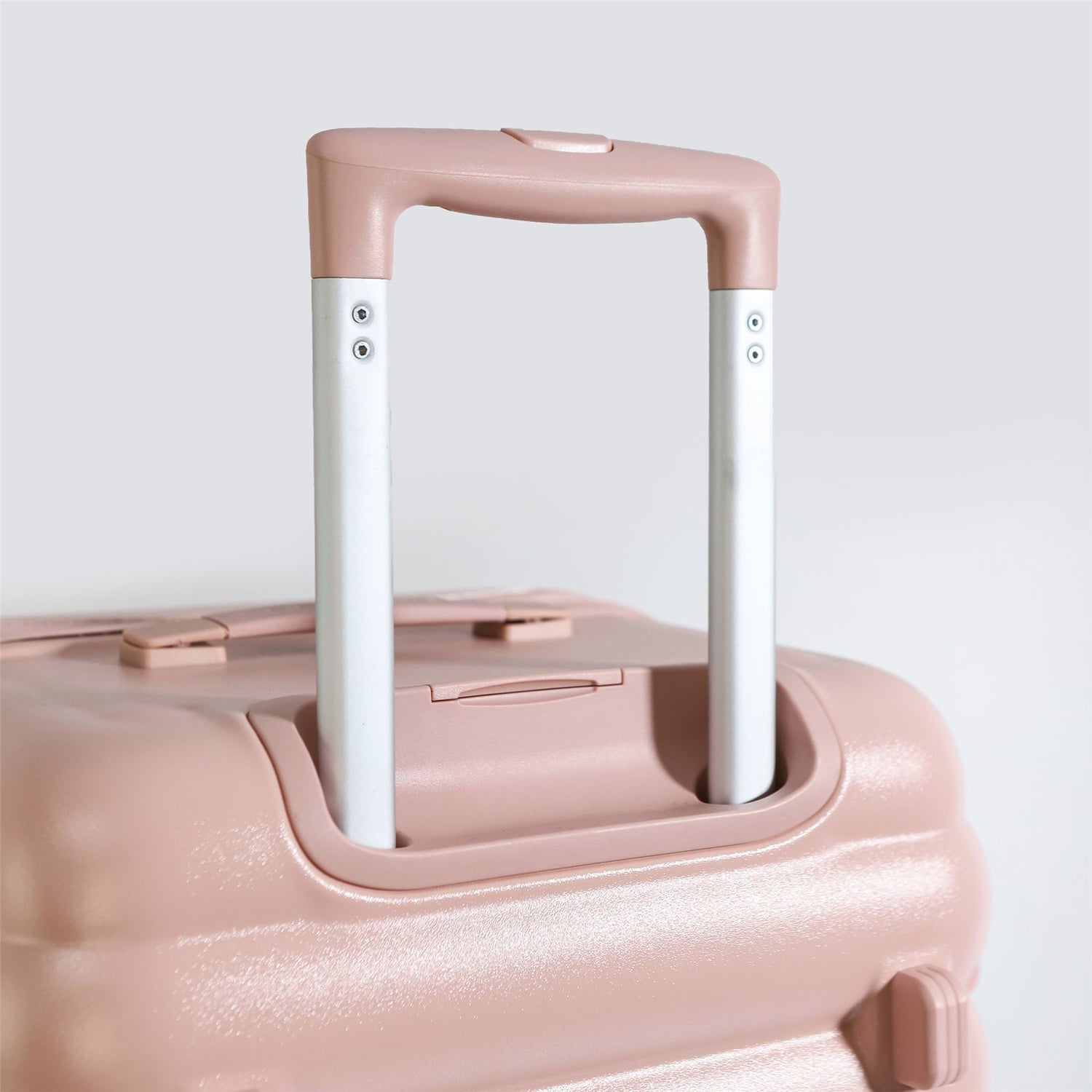 Hard Shell Cabin 37 x 22 x 55 cm Pink TSA Secure Luggage Suitcase Suitable for Easyjet, Ryanair