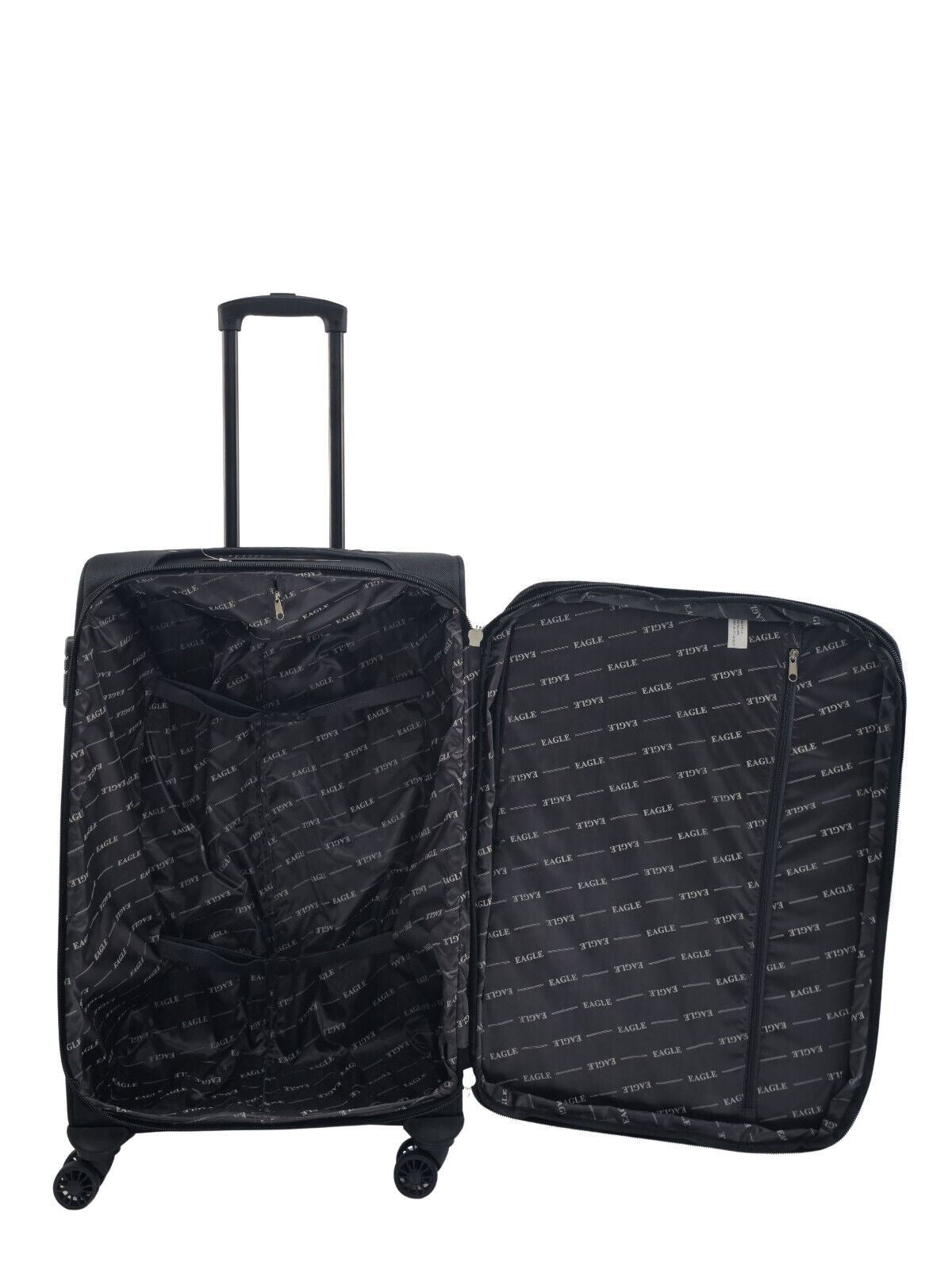 Ashland Medium Soft Shell Suitcase in Black