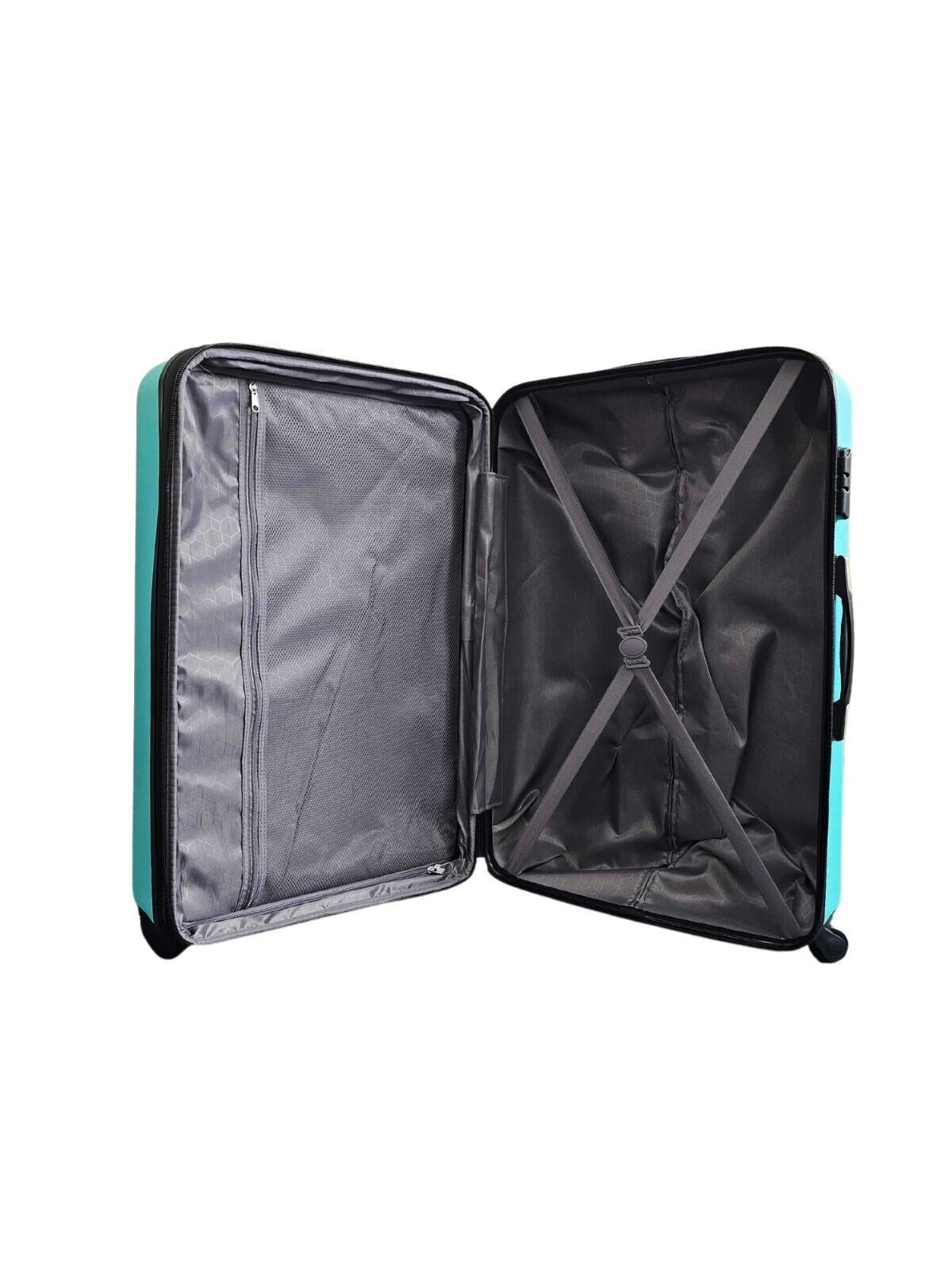Castleberry Large Hard Shell Suitcase in Teal