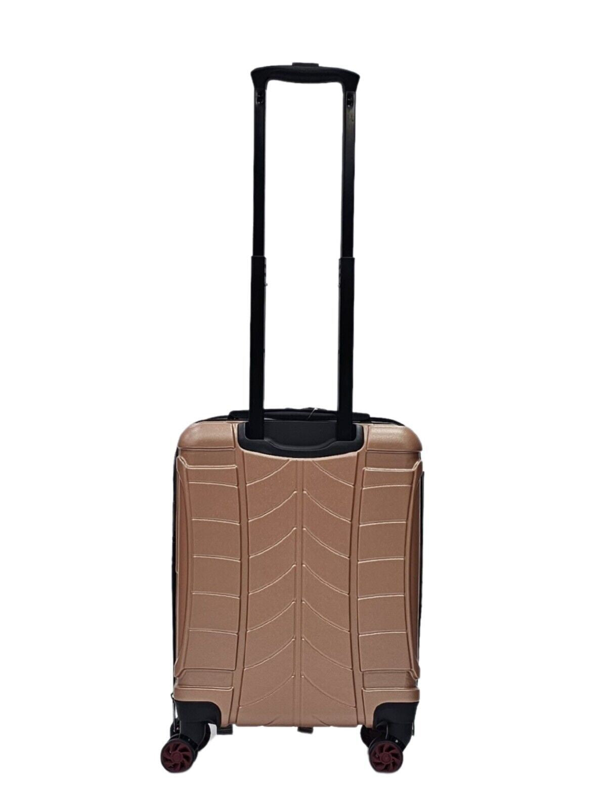 Hard Shell Cabin Suitcase 4 Wheel Luggage Travel Bag