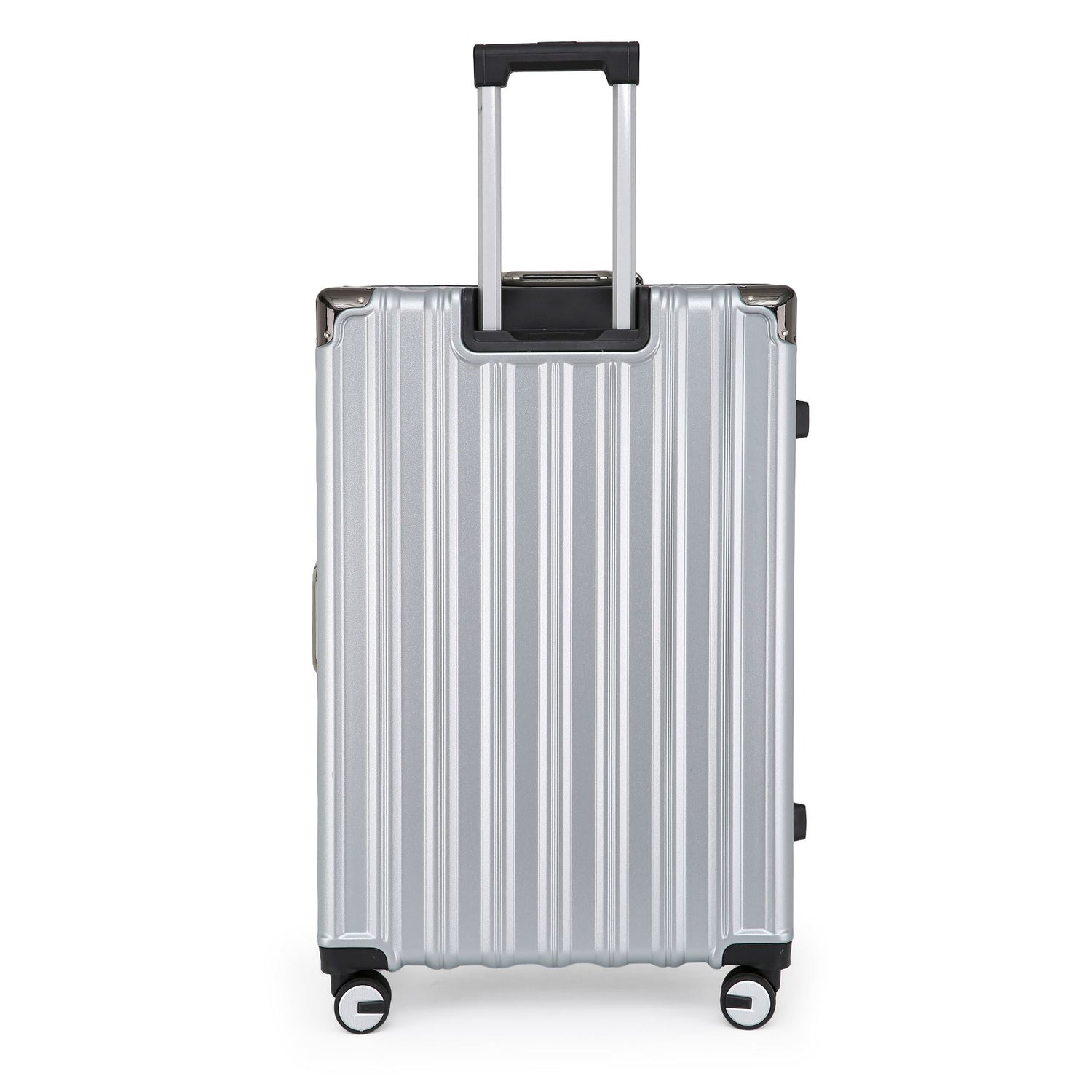 Airdrie Large Hard Shell Suitcase in Silver