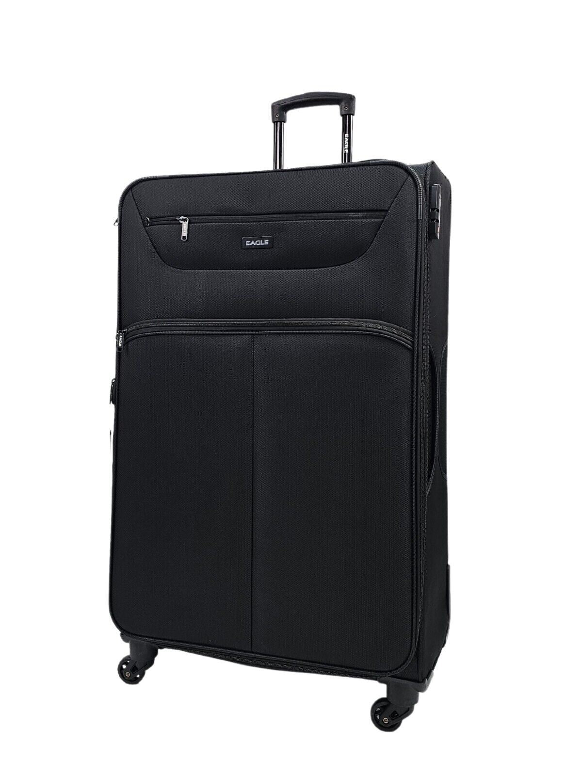 Baileyton Extra Large Soft Shell Suitcase in Black