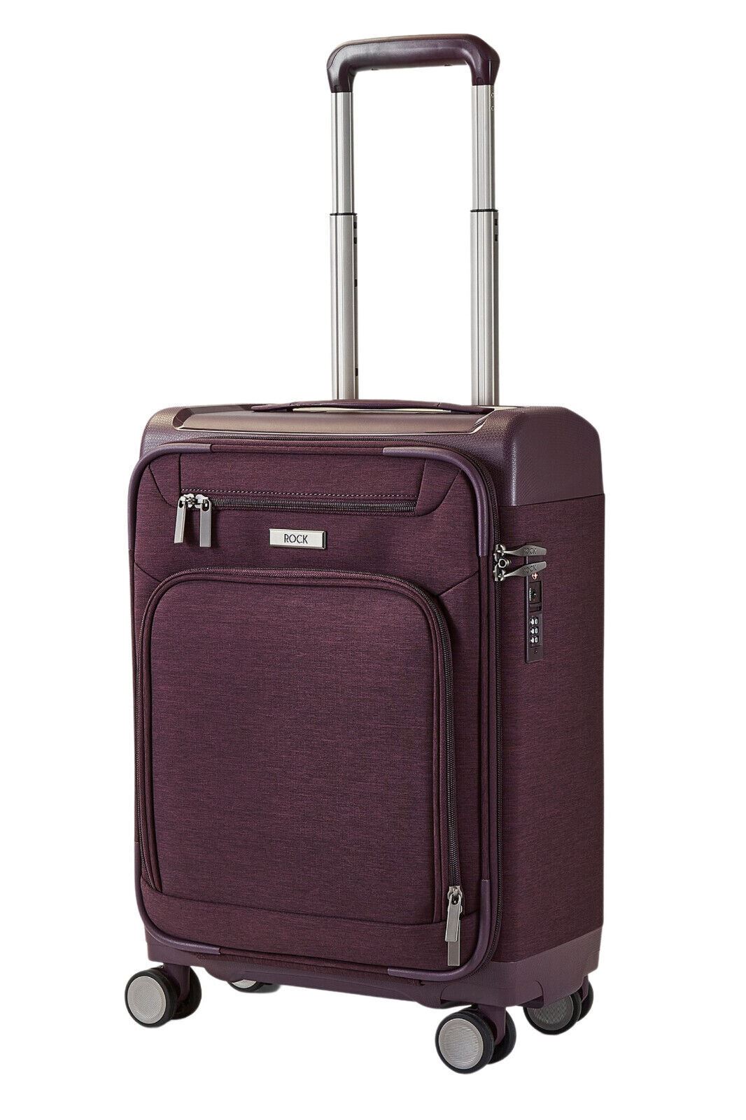 Anniston Cabin Soft Shell Suitcase in Purple