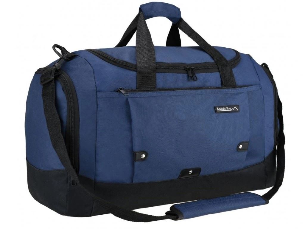 Large Duffel Weekend Holdall Carry-On Cabin Bag Gym Sports Travel Bag Navy