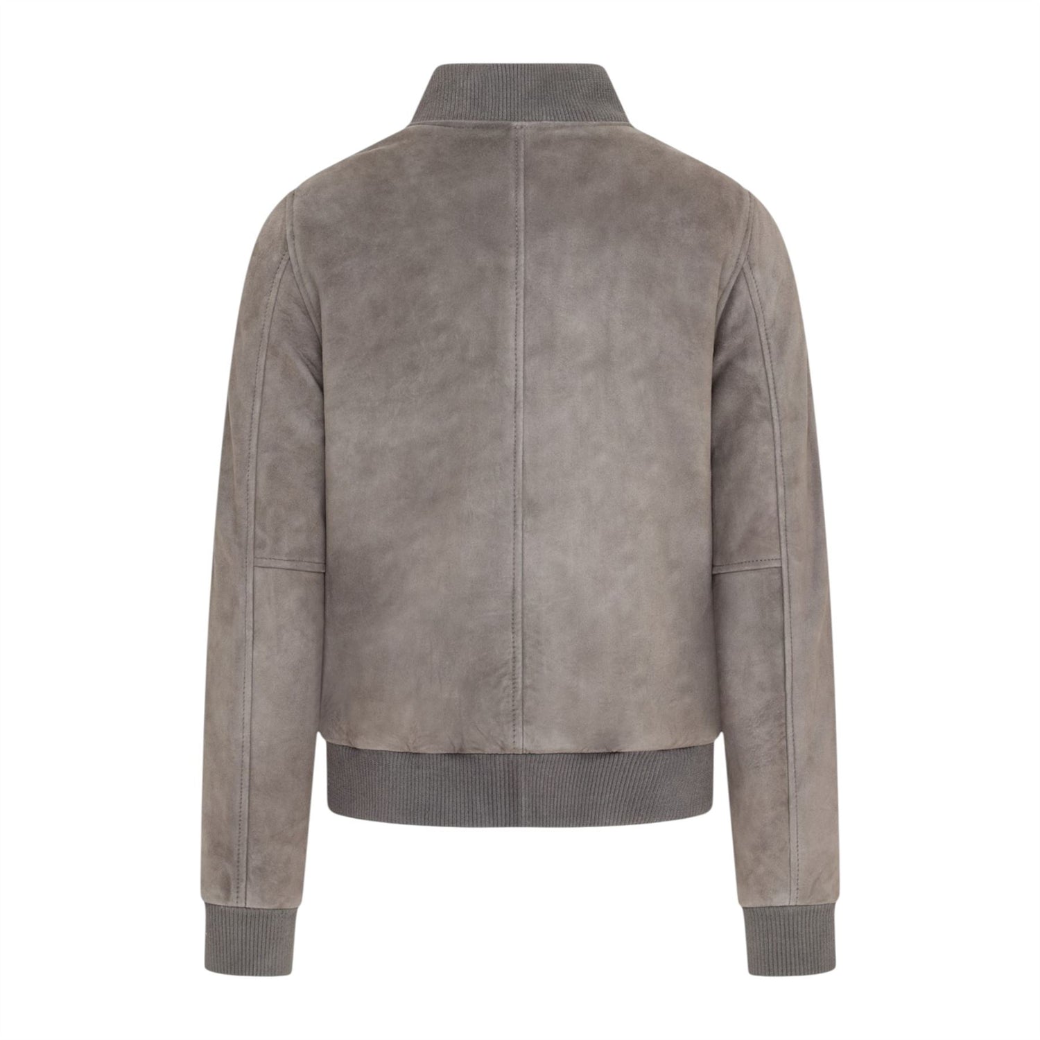 Mens Soft Goat Suede MA-1 Varsity Bomber Jacket  - Uxbridge
