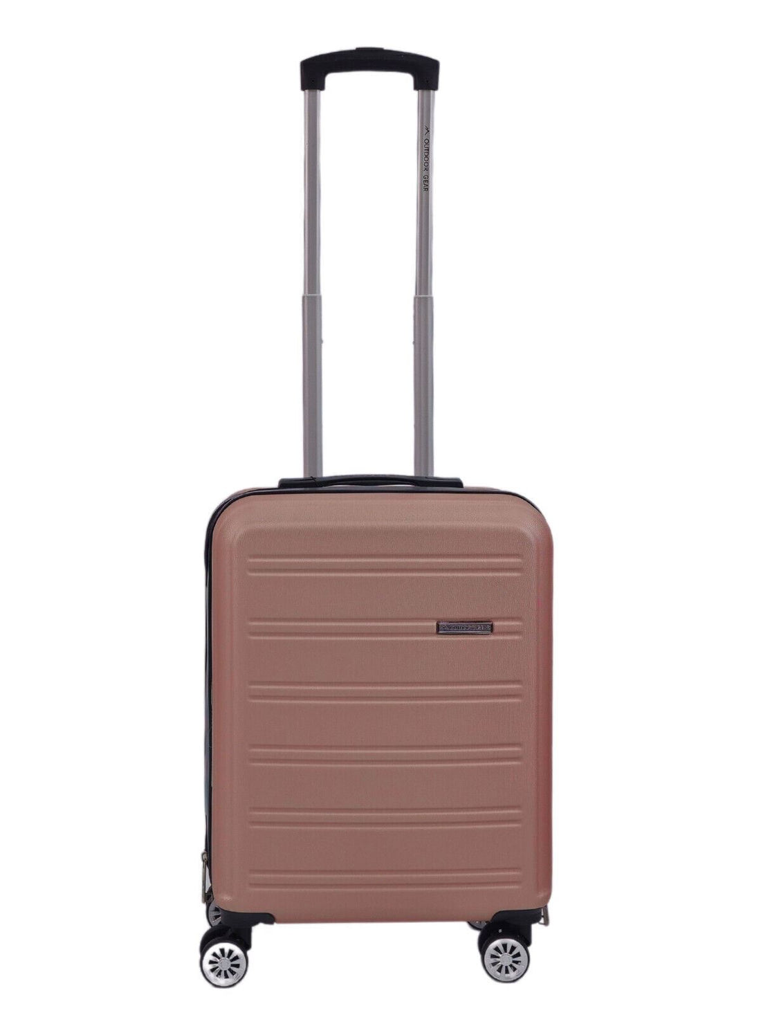Hardshell Rose Gold Suitcase Robust ABS Lightweight Luggage Bag