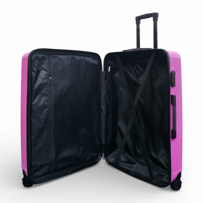 Junee Large Hard Shell Suitcase in Pink