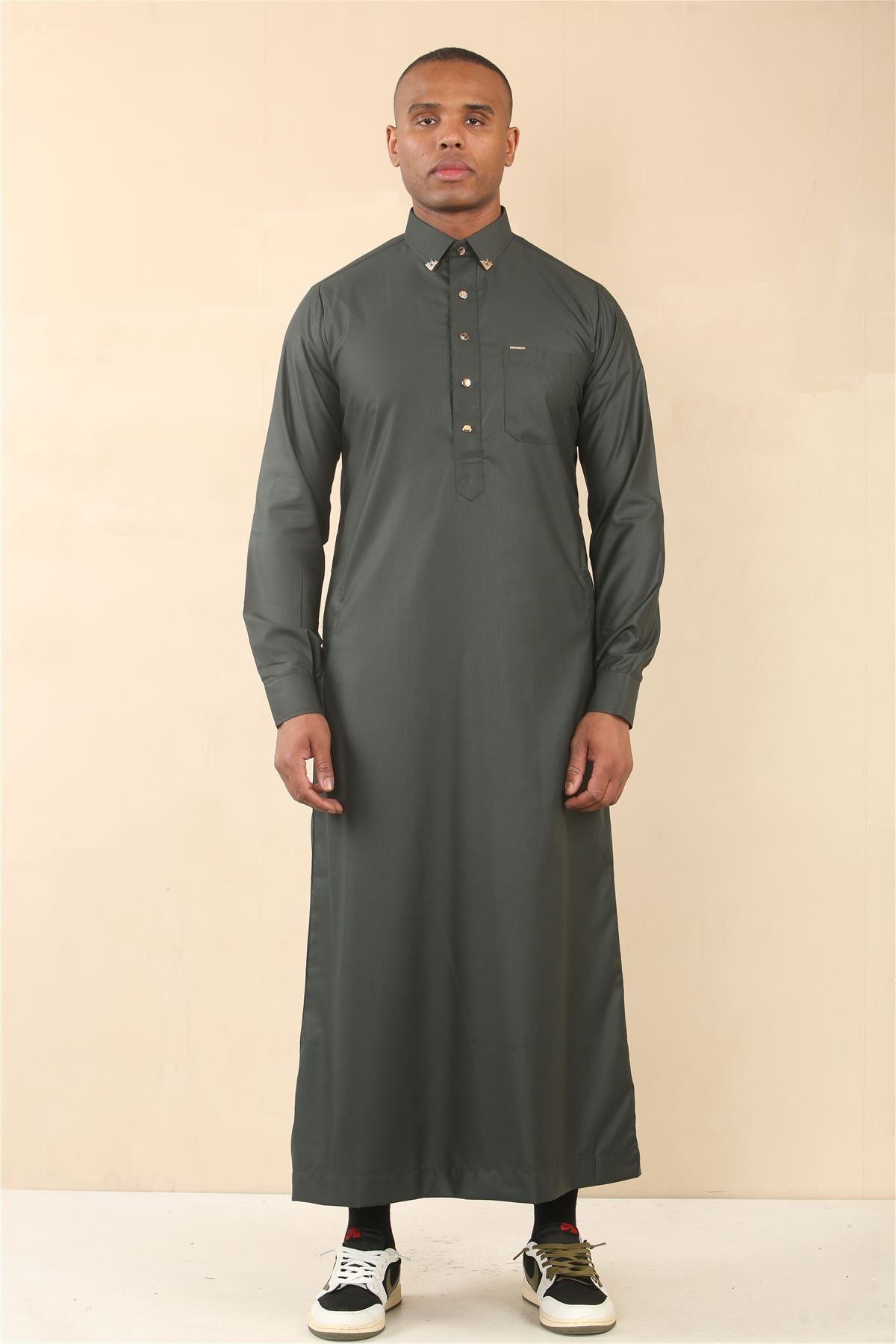 Men's Thobe Arab Saudi Emirati Islamic Clothing Jubba Robe – Upperclass ...