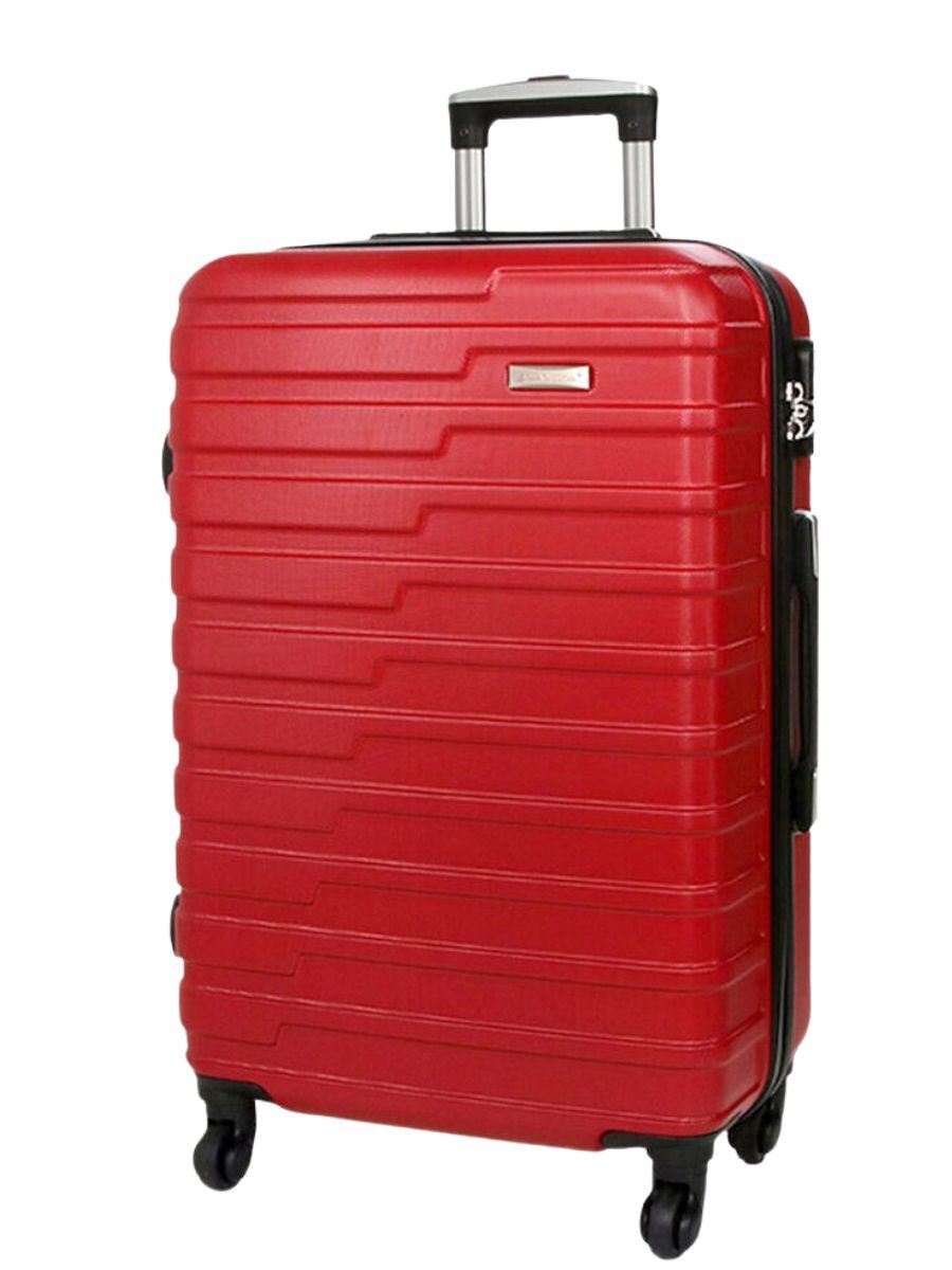 Crossville Medium Hard Shell Suitcase in Red