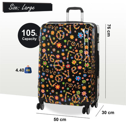 Clanton Large Hard Shell Suitcase in Love