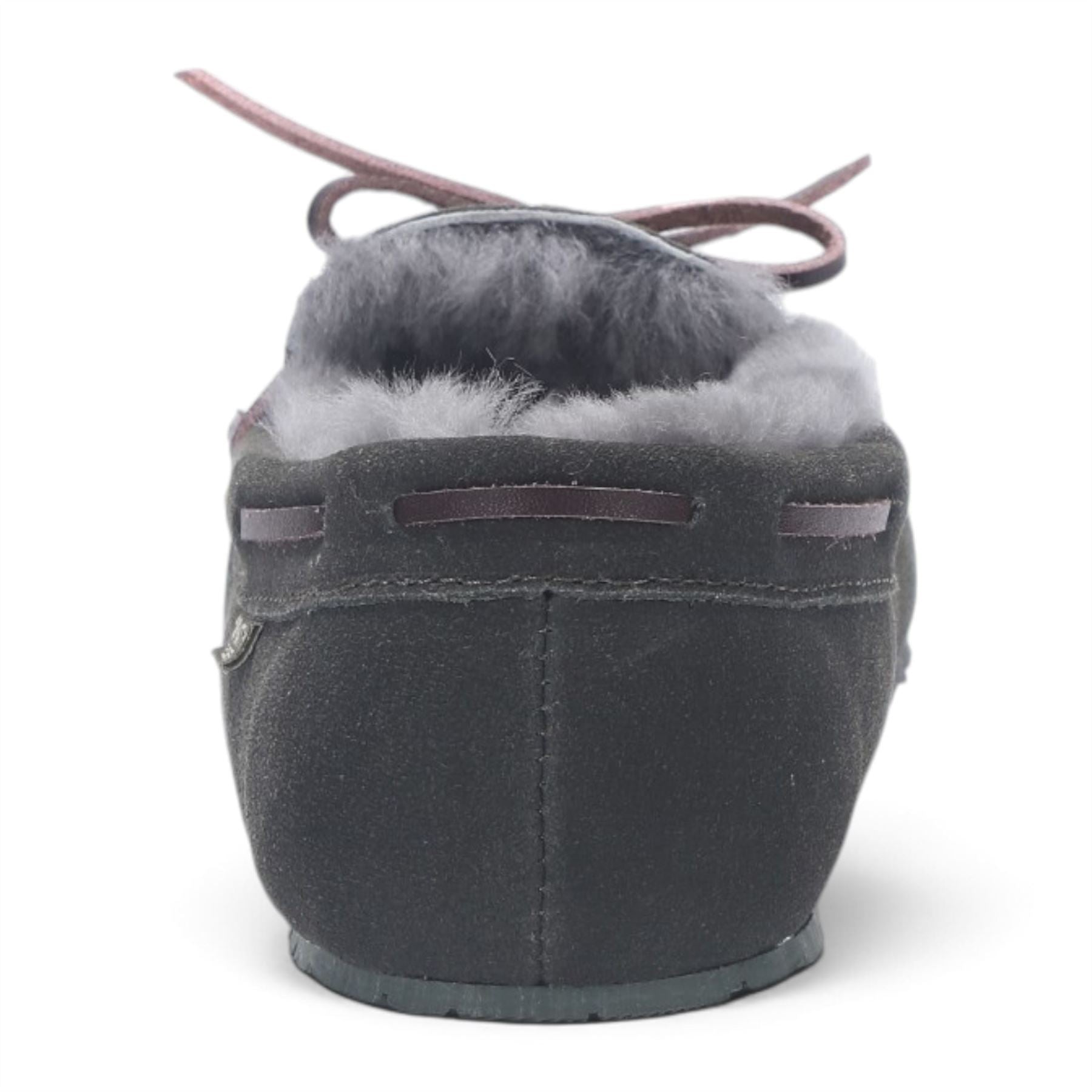 Men’s Olive Green Genuine Sheepskin Moccasin Winter Slippers - Flint