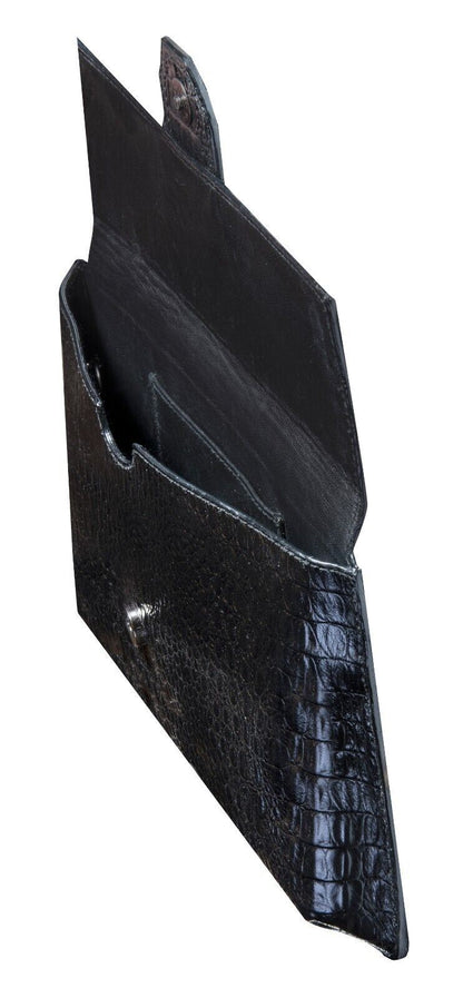 Womens Leather Clutch Cross Body Shoulder Printed Cowhide Bag