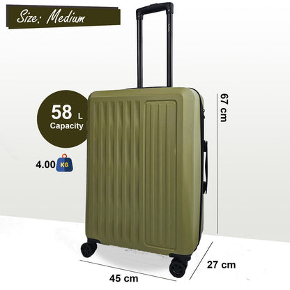 Cullman Medium Hard Shell Suitcase in Green