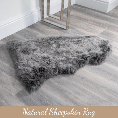 Genuine Sheepskin Natural Silky Soft Fluffy Real Wool Rug