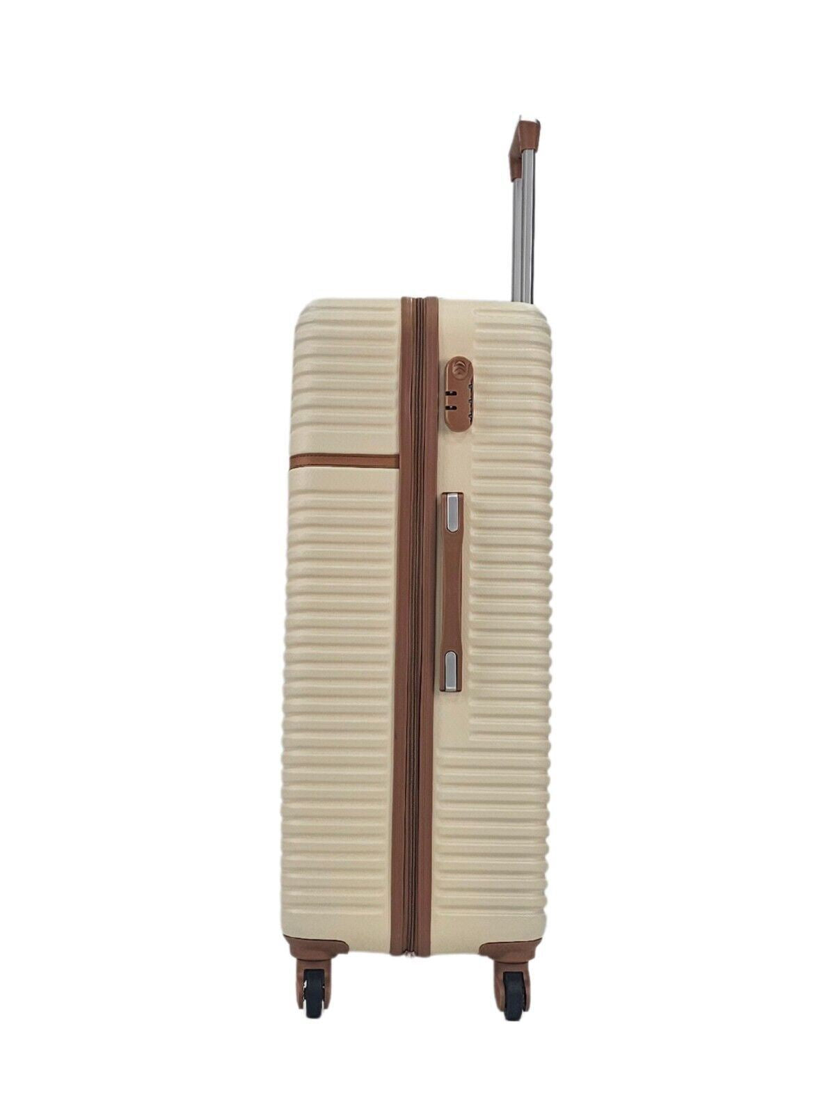Bridgeport Large Hard Shell Suitcase in Cream