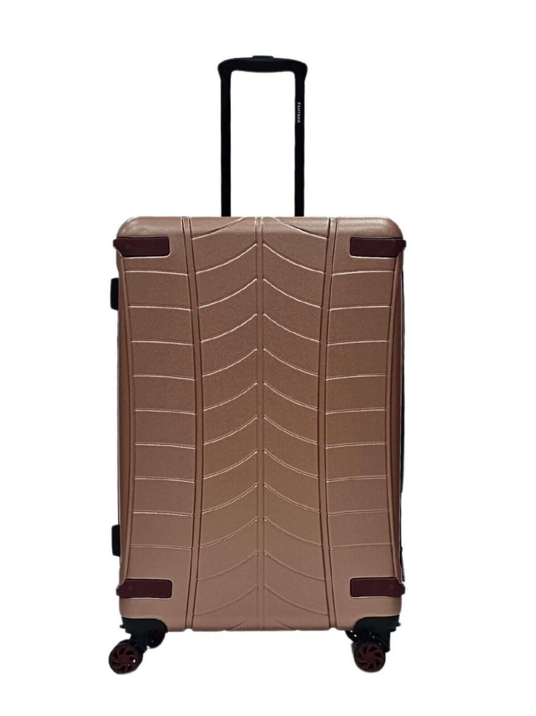 Bynum Large Hard Shell Suitcase in Rose Gold