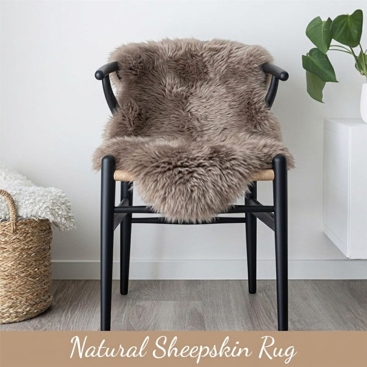 Genuine Sheepskin Natural Silky Soft Fluffy Real Wool Rug
