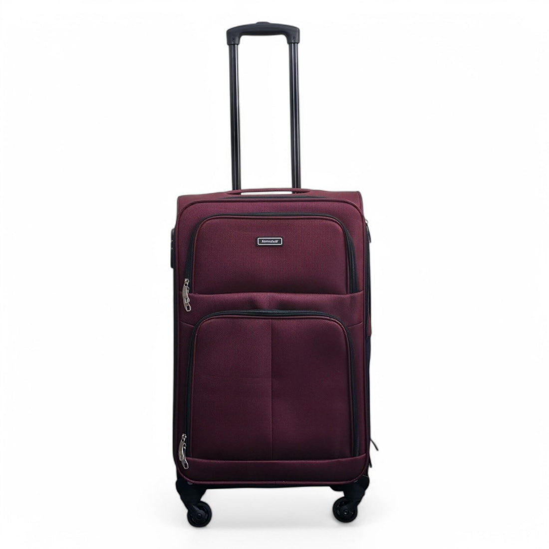 Tahara Large Soft Shell Suitcase in Wine