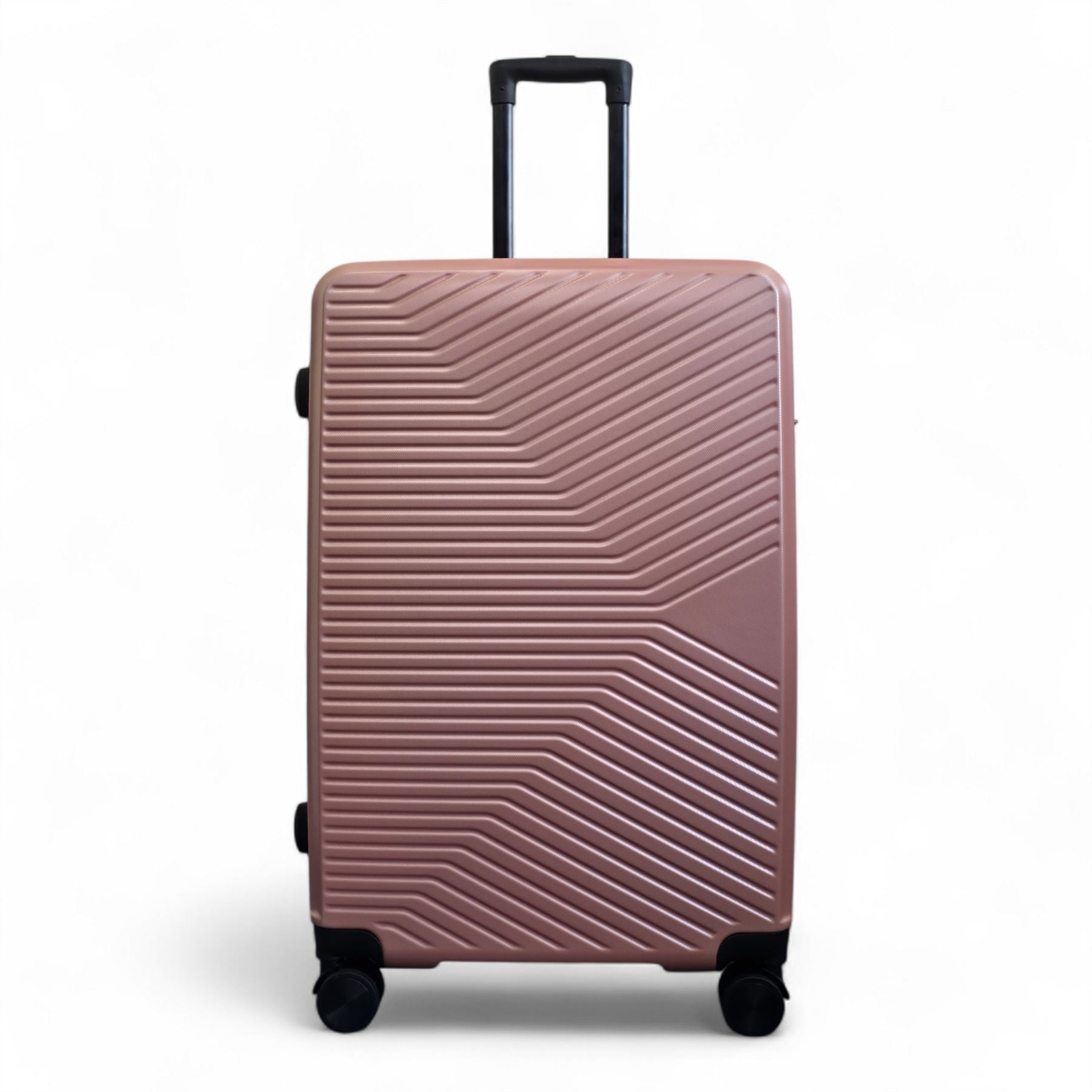 Junee Large Hard Shell Suitcase in Rose Gold