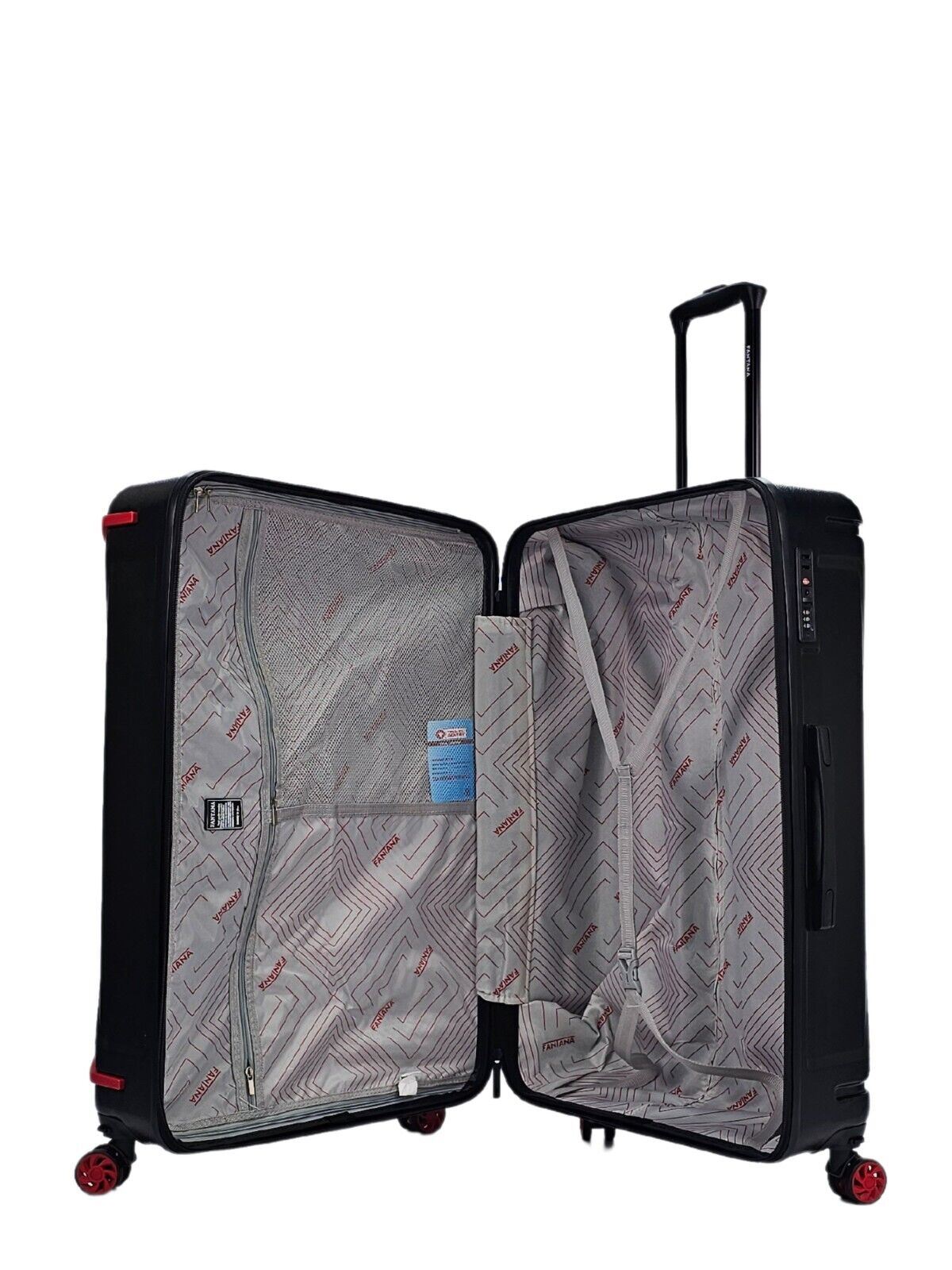 Bynum Double Extra Large Hard Shell Suitcase in Black