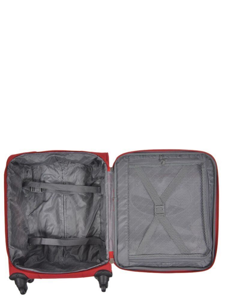 Carrollton Large Soft Shell Suitcase in Red