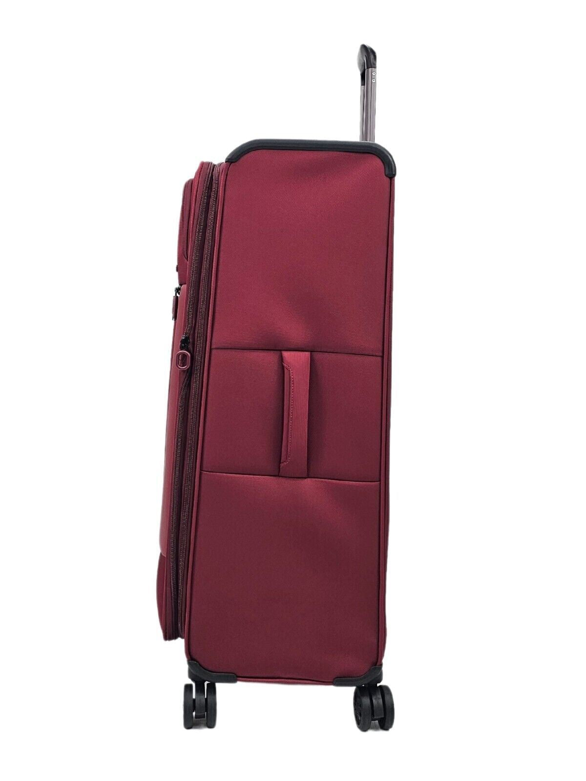 Blountsville Large Soft Shell Suitcase in Burgundy