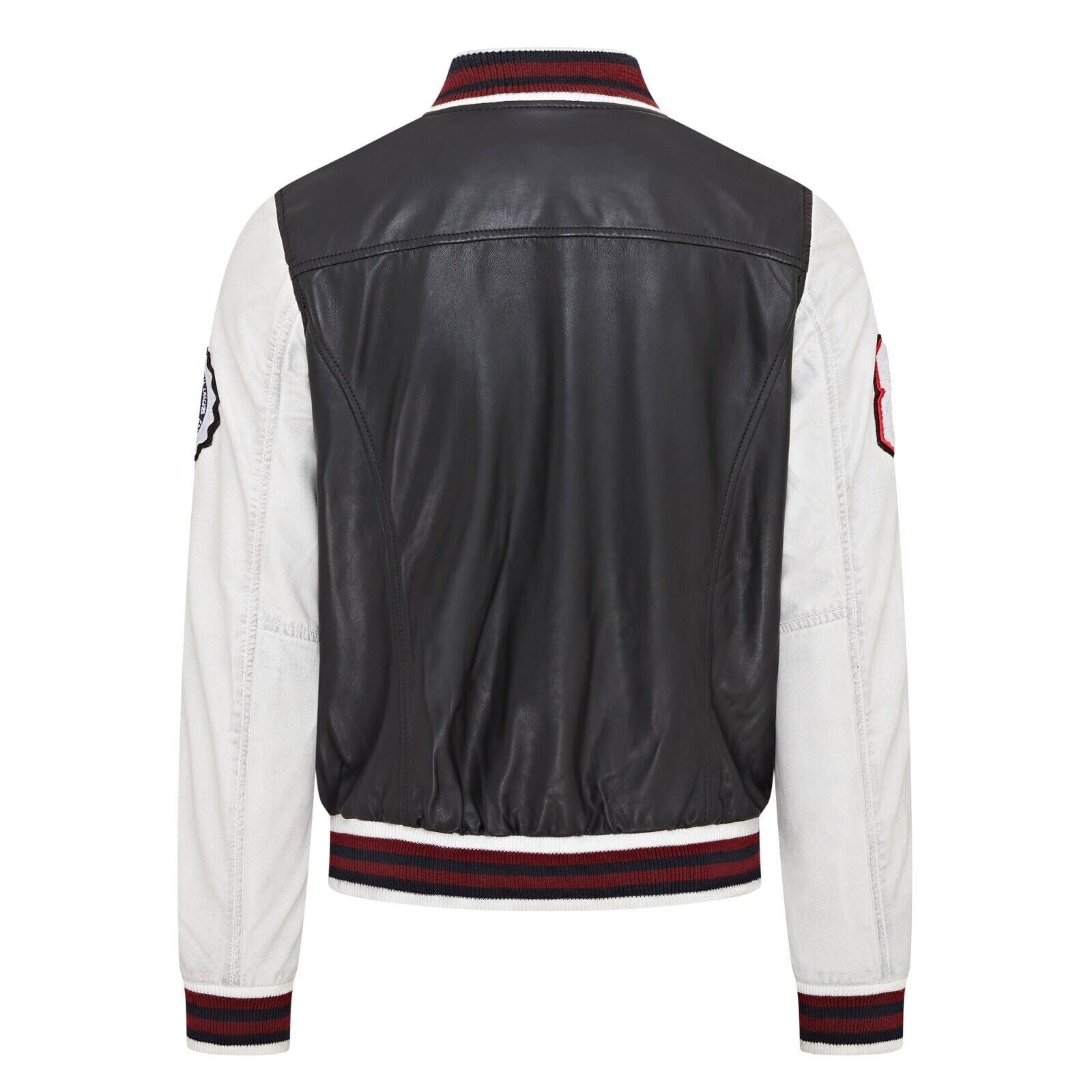 Mens Baseball Leather Letterman Bomber Jacket - Walthamstow