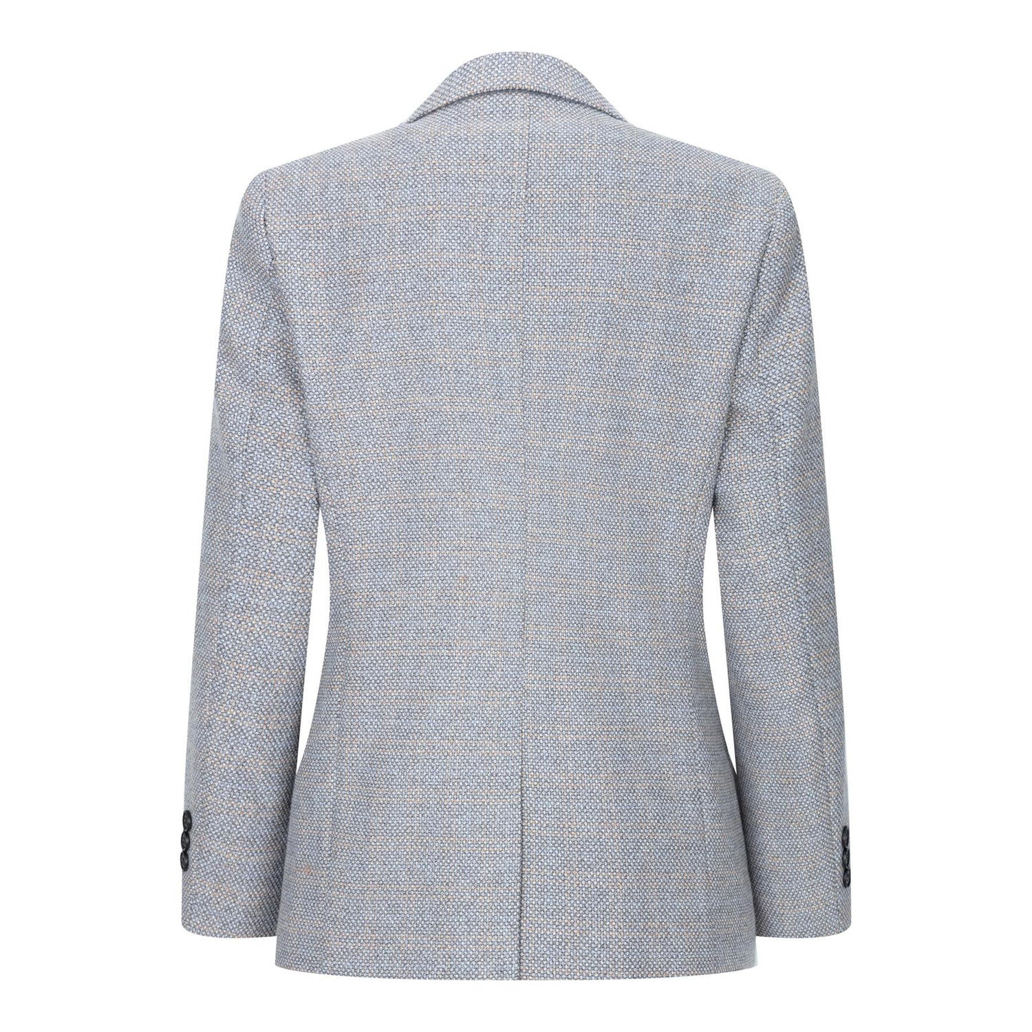 Boys 3 Piece Cream Tweed Check Vintage Retro Suit