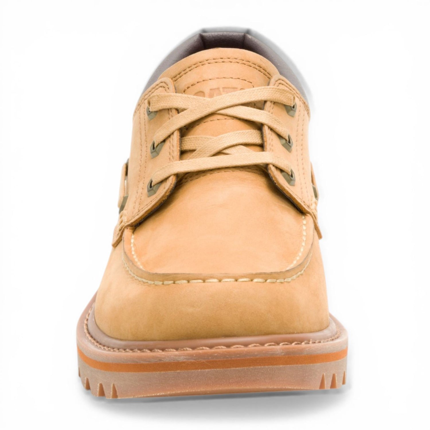 CAT (Caterpillar) Mens Honey Brown Leather Low-Cut Boots - Colorado Boat Lo