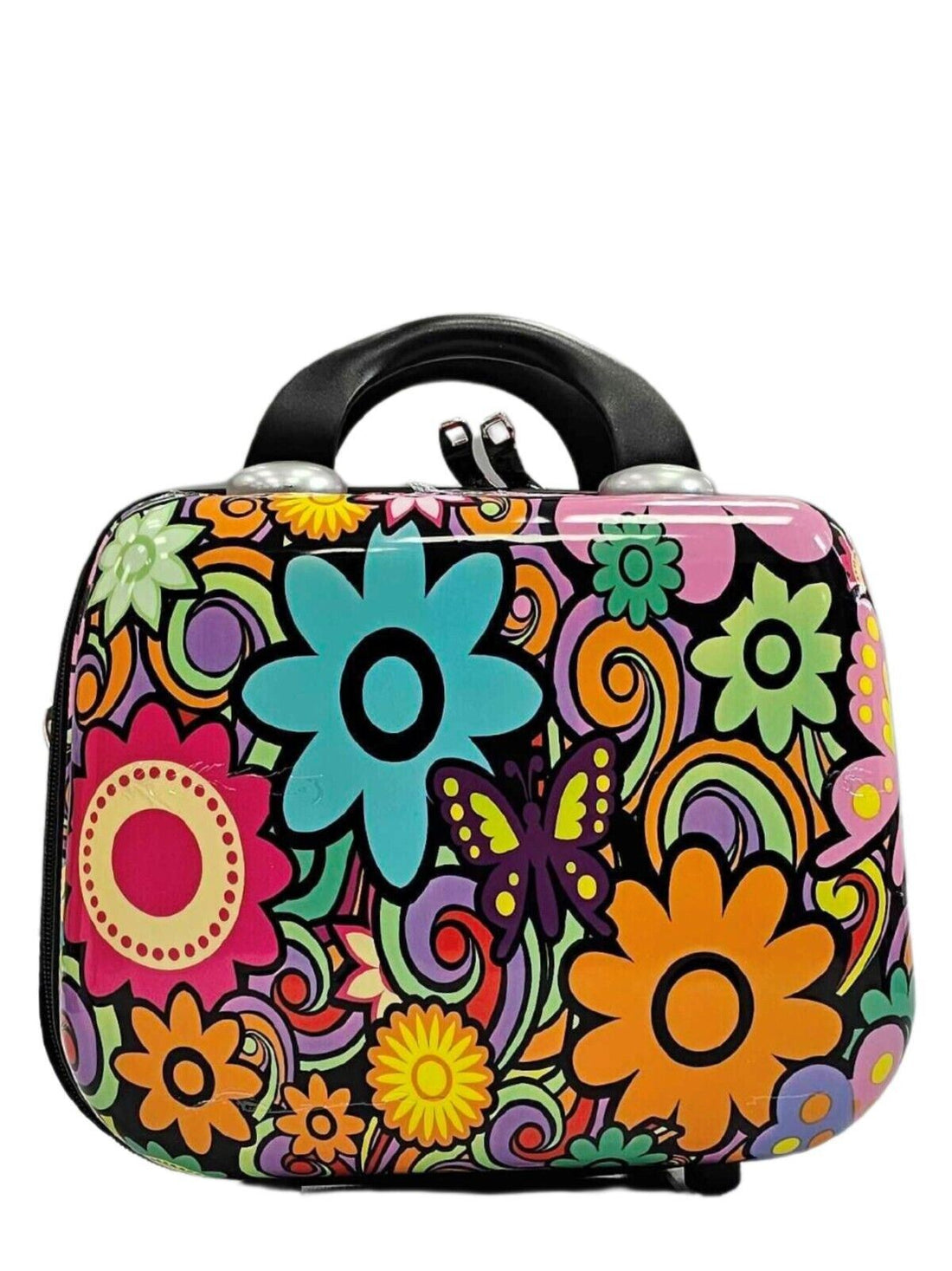 Chelsea Cosmetic Hard Shell Suitcase in Flower