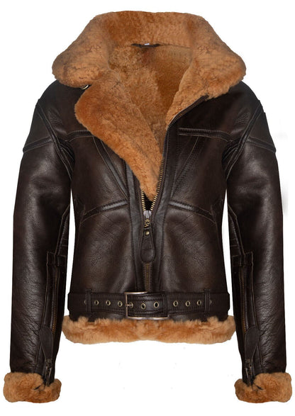 Womens RAF Sheepskin Flying Jacket-Reading