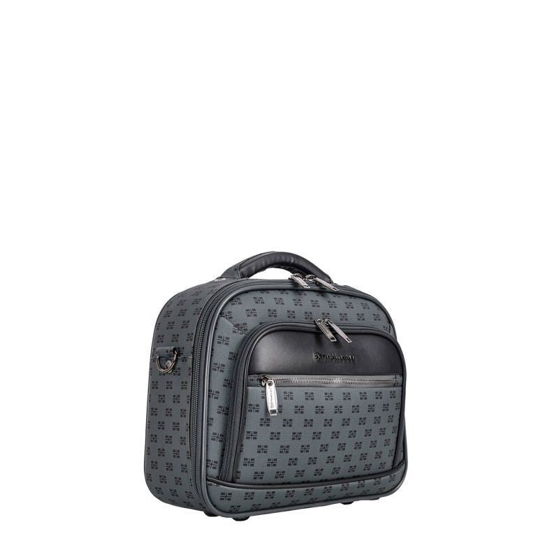 Cleveland Cosmetic Soft Shell Suitcase in Grey