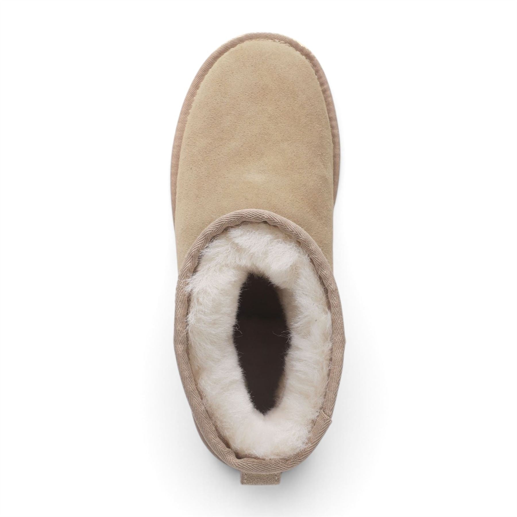 Women’s Sand Brown Genuine Sheepskin Real Fur Winter Ankle Boots - Frost