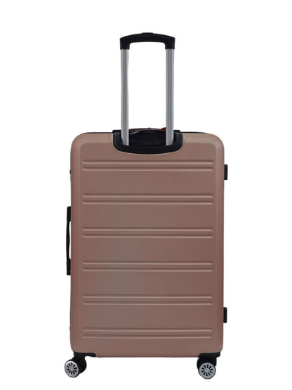 Alabaster Large Hard Shell Suitcase in Rose Gold
