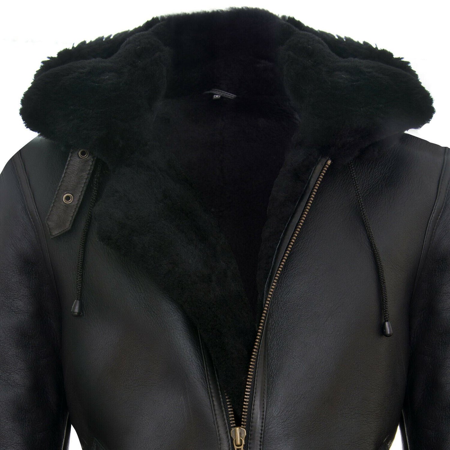 Mens B3 Hooded Sheepskin Flying Jacket-Harwich