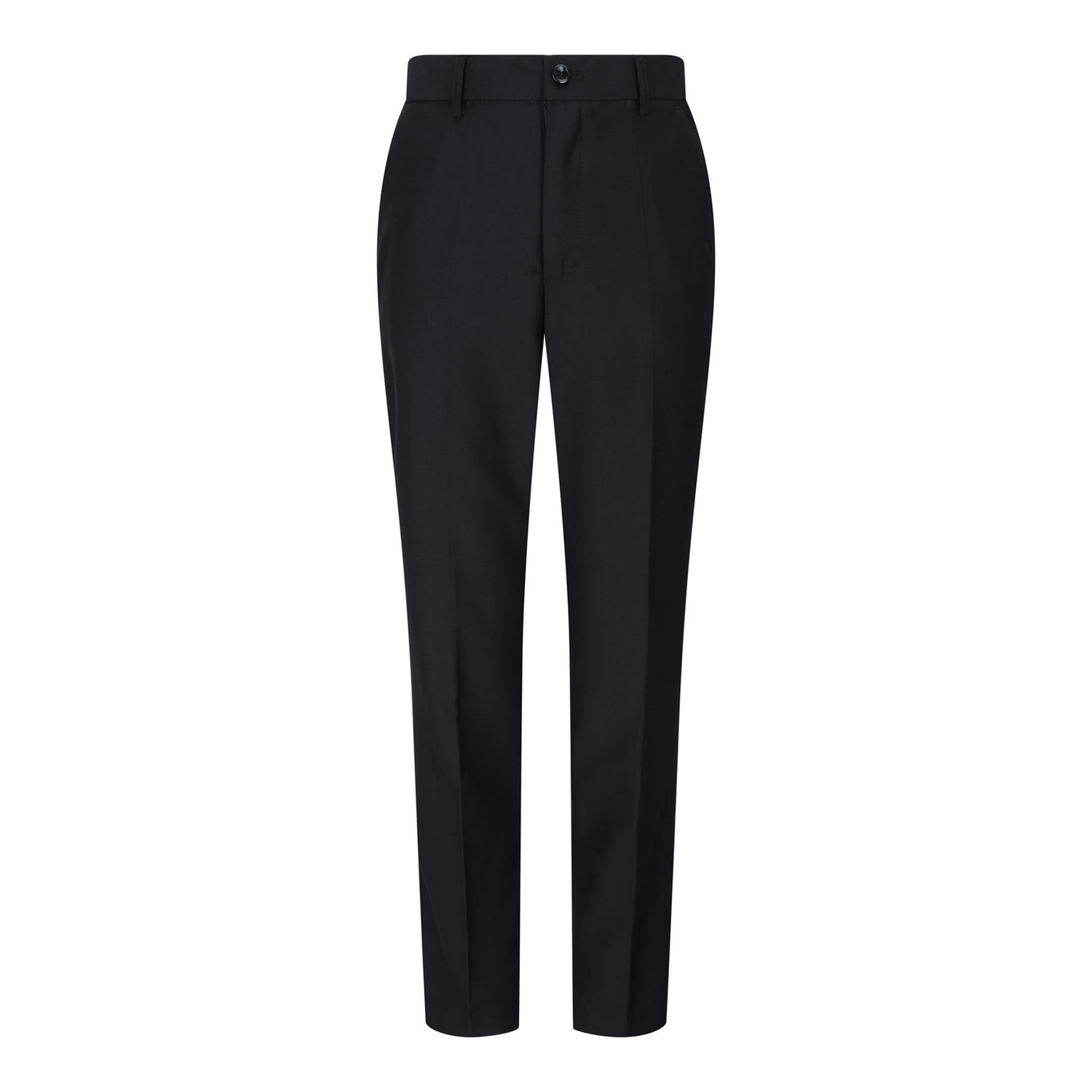 Boys 3 Piece Plain Black Classic Retro Suit