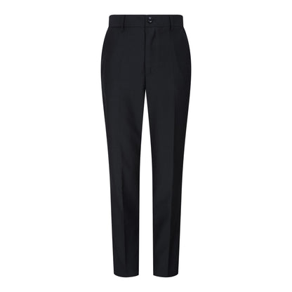 Boys 3 Piece Plain Black Classic Retro Suit