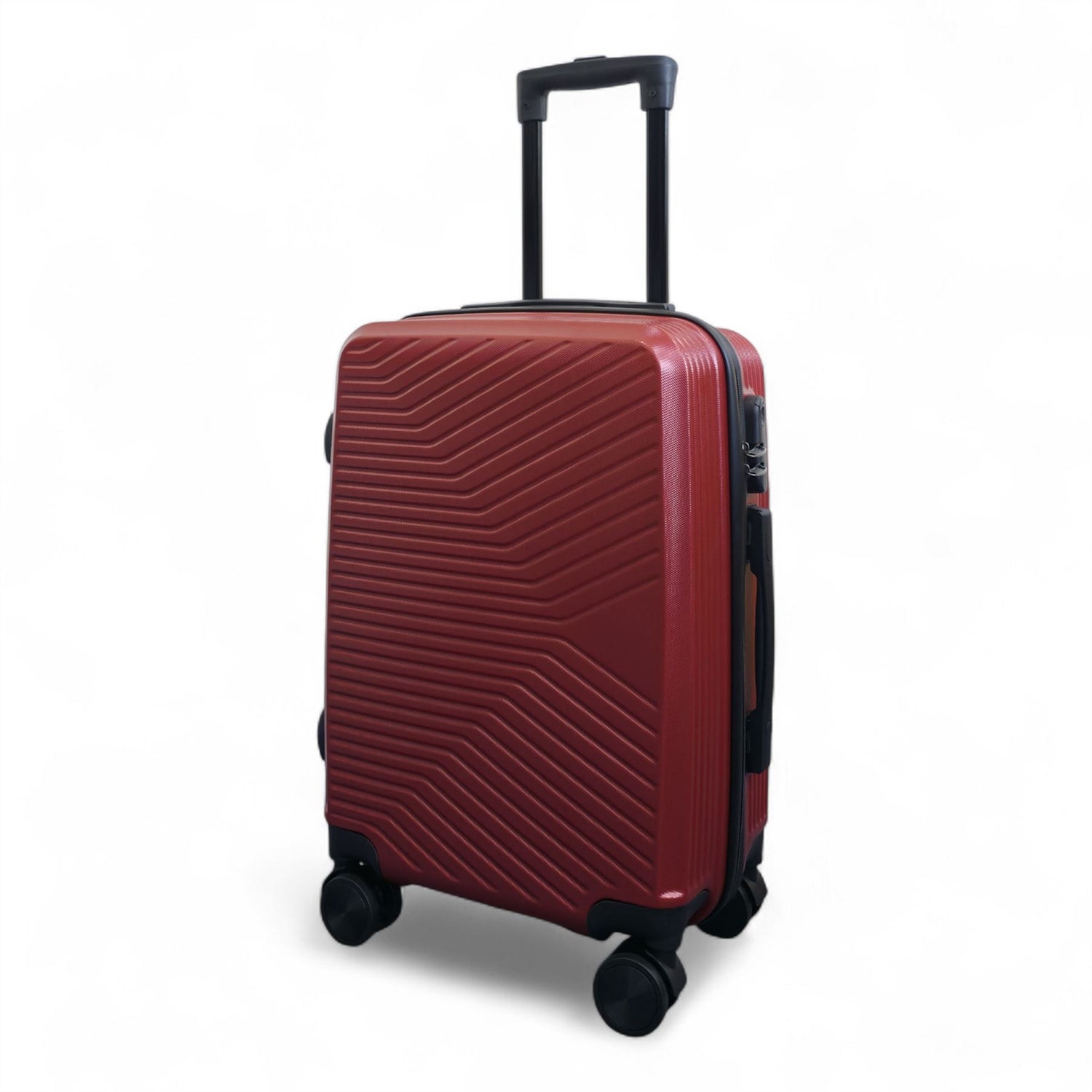Junee Cabin Hard Shell Suitcase in Red