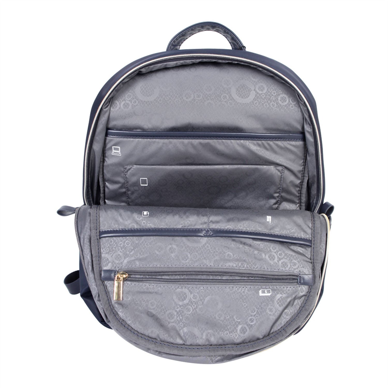 Backpack Rucksack 40 x 30 x 14 cm Blue Underseat Travel Cabin Bag for Ryanair, Easy Jet