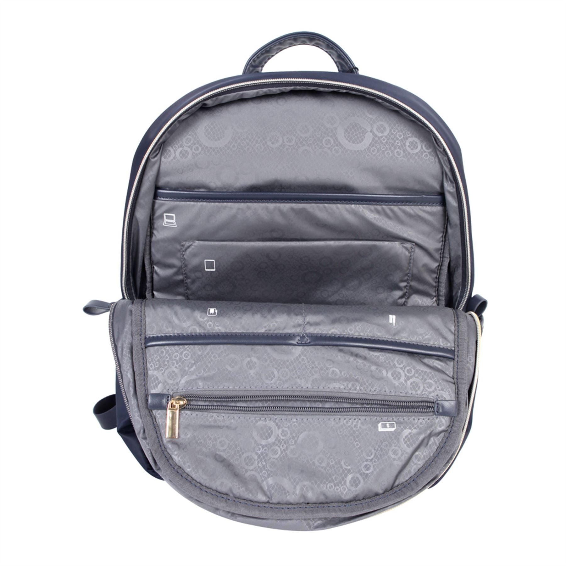 Backpack Rucksack 40 x 30 x 14 cm Blue Underseat Travel Cabin Bag for Ryanair, Easy Jet