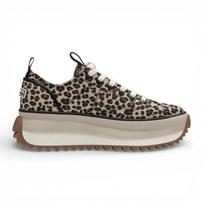 Tamaris Women’s Platform Trainers Leopard Print Sneaker Shoes