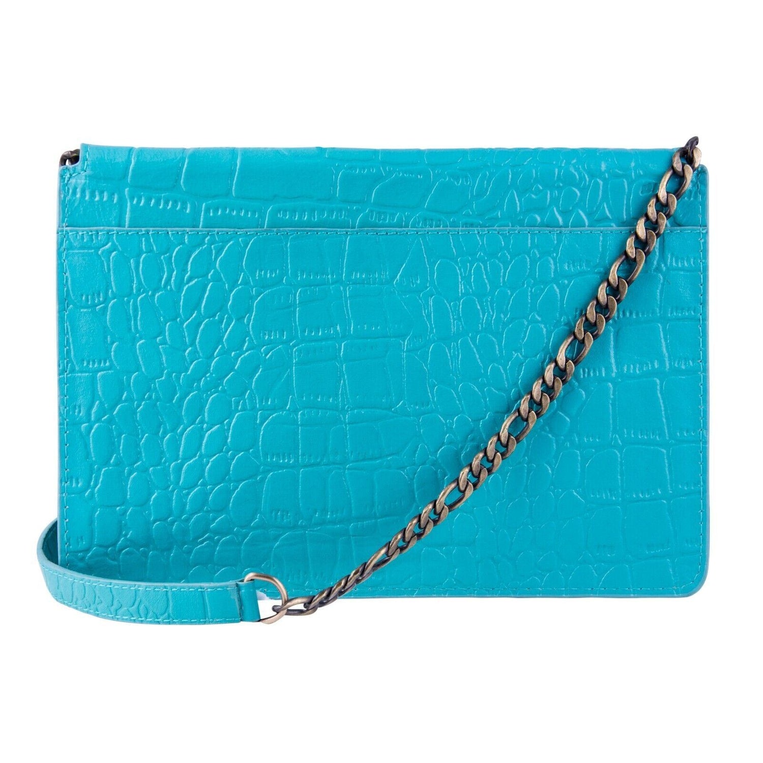 Womens Leather Clutch Cross Body Shoulder Printed Cowhide Bag