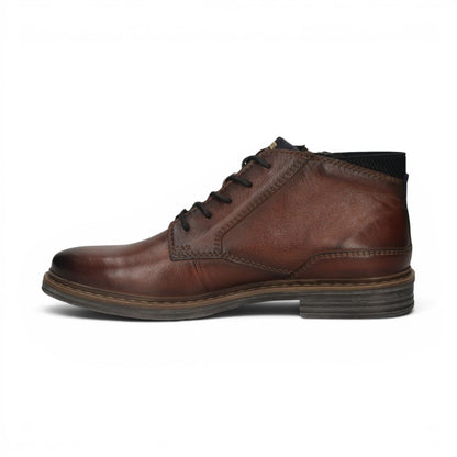 Bugatti Mens Brown Leather Lace-up Chukka Ankle Boots - Rigalo Evo C30