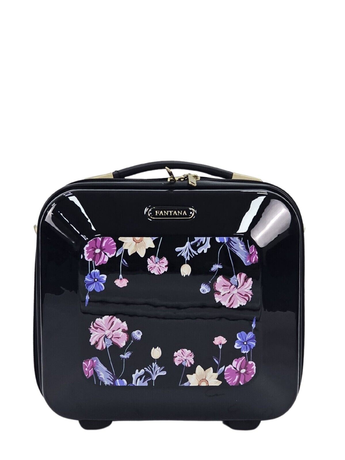 Butler Cosmetic Hard Shell Suitcase in Black